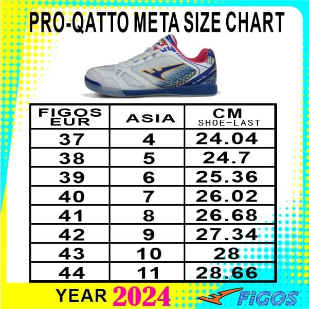 Figos Pro Qatto Meta Galaxy Futsal Shoe 2024