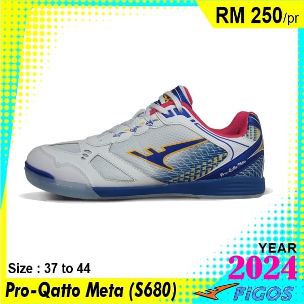 Figos Pro Qatto Meta Galaxy Futsal Shoe 2024